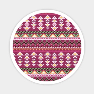 Ethnic pixel ornament #6 Magnet